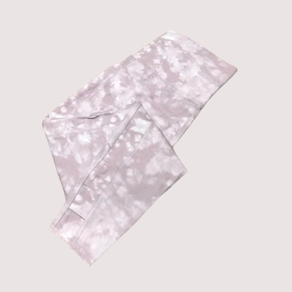 🌸3/$30 🌸Old Navy Tie Dye Pink Mauve Tights with Fun Leg Detail - Picture 5 of 11